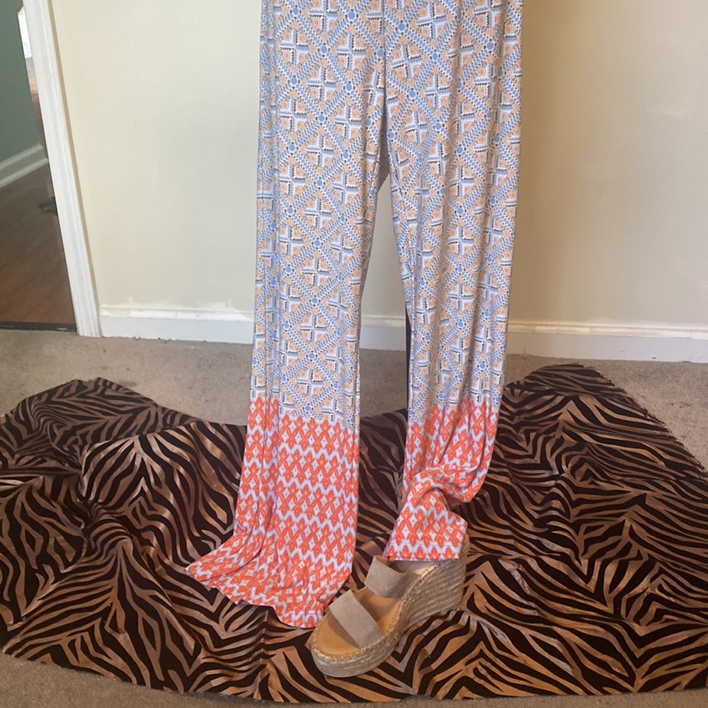 PRE-OWNED VINTAGE AMERICA BOHO WIDE LEG PANTS - Picture 2 of 8